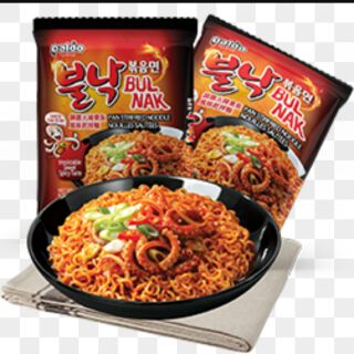 Mì trộn cay bul nak vị bạch tuộc