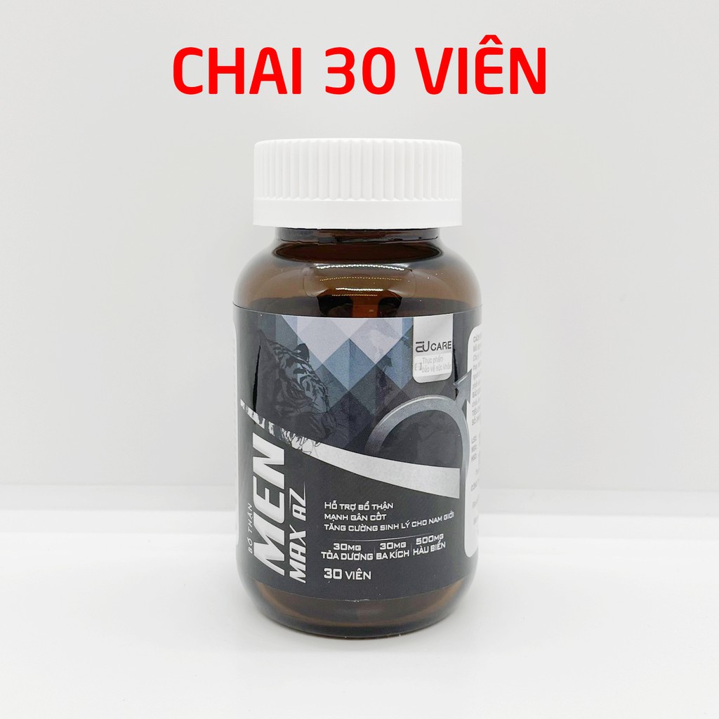 Bổ Thận Men Max AZ tăng cường sinh lý nam, mạnh gân cốt - Chai 30 viên | BigBuy360 - bigbuy360.vn