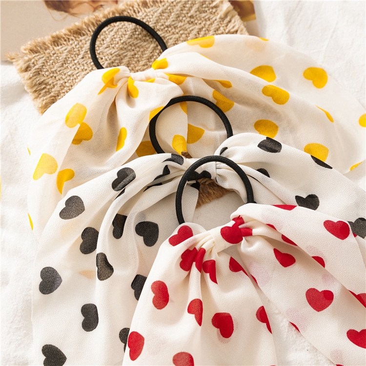 Dây cột tóc hình trái tim cho nữ