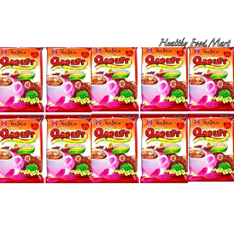Combo 10 Gói Bột Gạo Lứt Hạt Sen Bích Chi K Đường