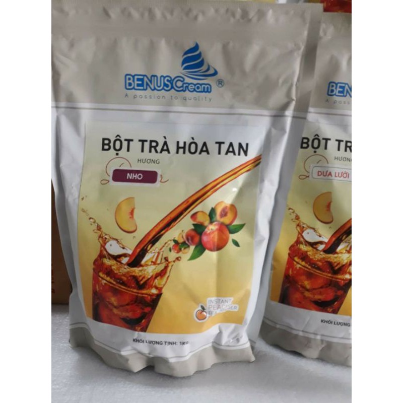 Bột trà trái cây hòa tan Benuscream túi 1kg