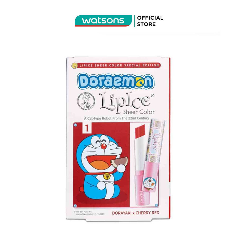 Son Dưỡng Có Màu Lipice Doraemon Sheer Colour Dorayaki 2.4g