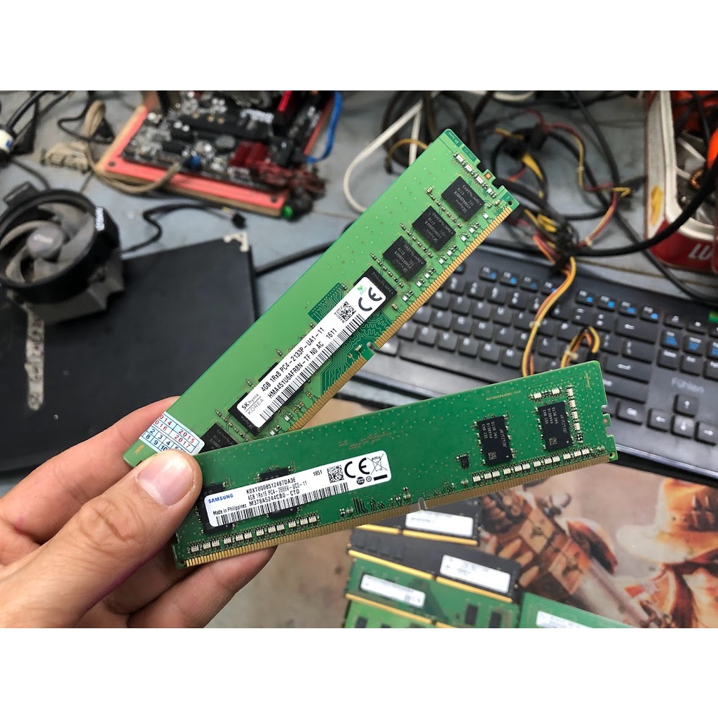 Ram 4Gb DDR4 Bus 2133/ 2400/ 2666 PC, Laptop hàng bóc máy