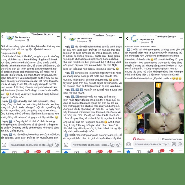 Serum Teana Fungusto 20ml chứa chiết xuất nấm men cải thiện da