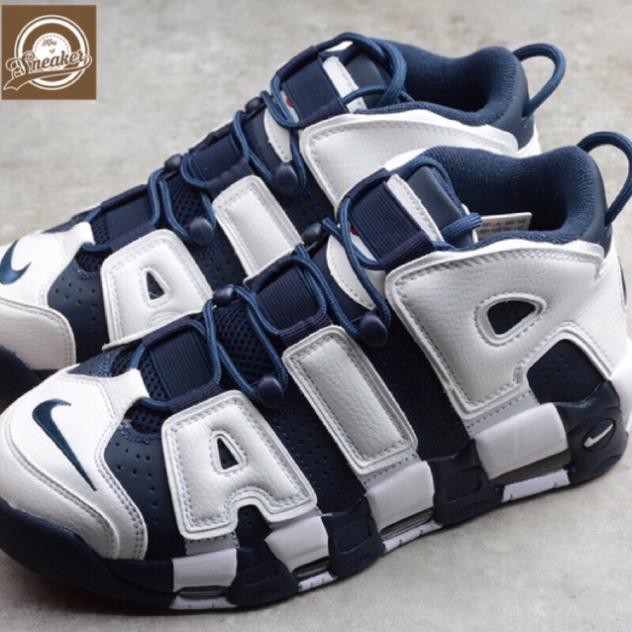 , Giầy thể thao AIR Uptempo olympics xanh chữ trắng thời trang ! ! [ HOT HIT ] RẺ VÔ ĐỊCH " ₁ . )