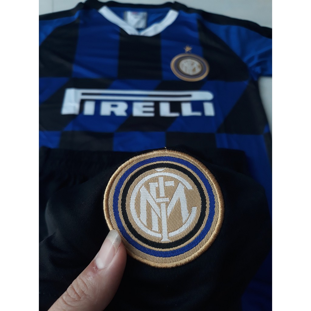 [Sale sốc] ÁO BÓNG ĐÁ CLB Inter Milan 2019 – 2020 Sân Nhà Sọc Xanh Đen