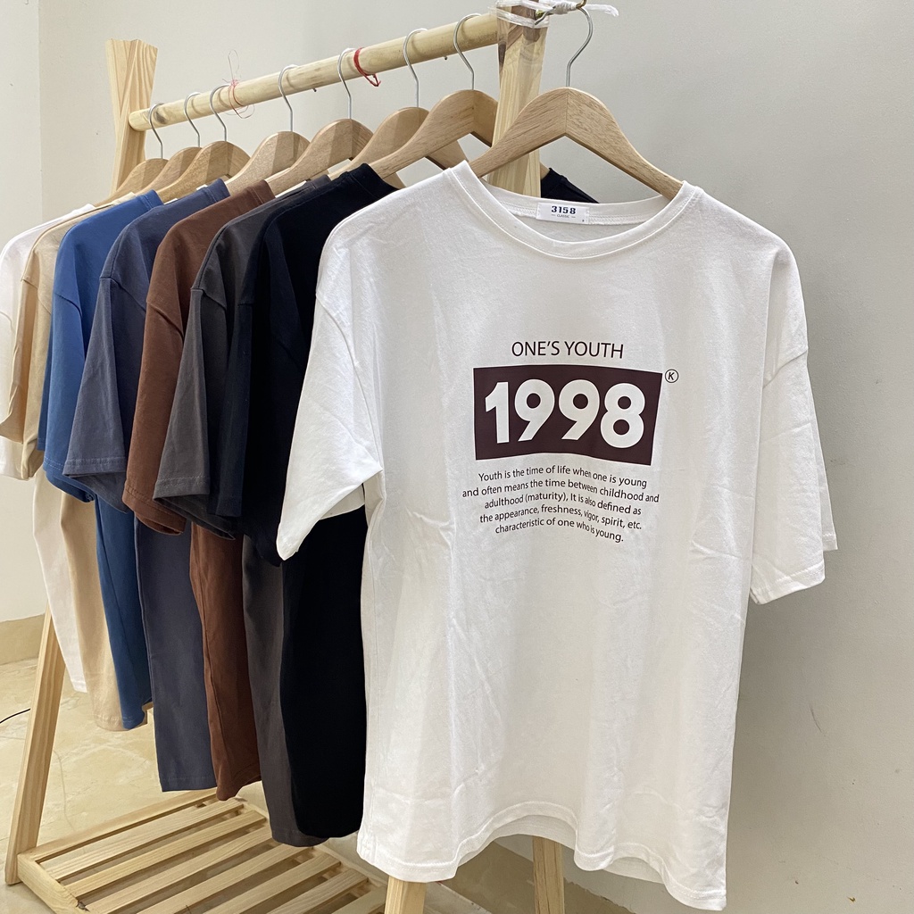 Áo Phông 3158 Nam Nữ, Áo Thun Tay Lỡ Form Rộng Oversize Basic Chất Coton KONOVA STORE