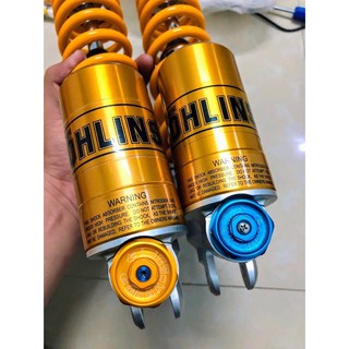 núm bông titanium phuộc ohlins real , rebound nut for ohlins shock