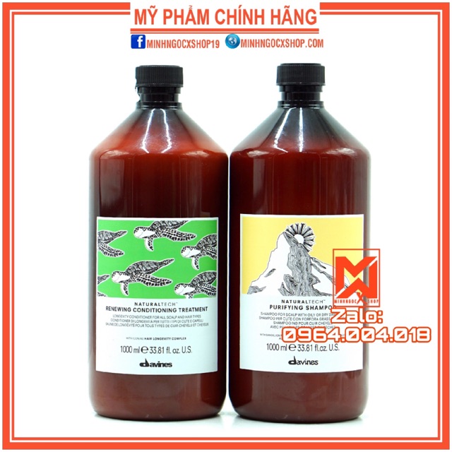 Dầu gội xả chống gàu DAVINES 1000ml chính hãng