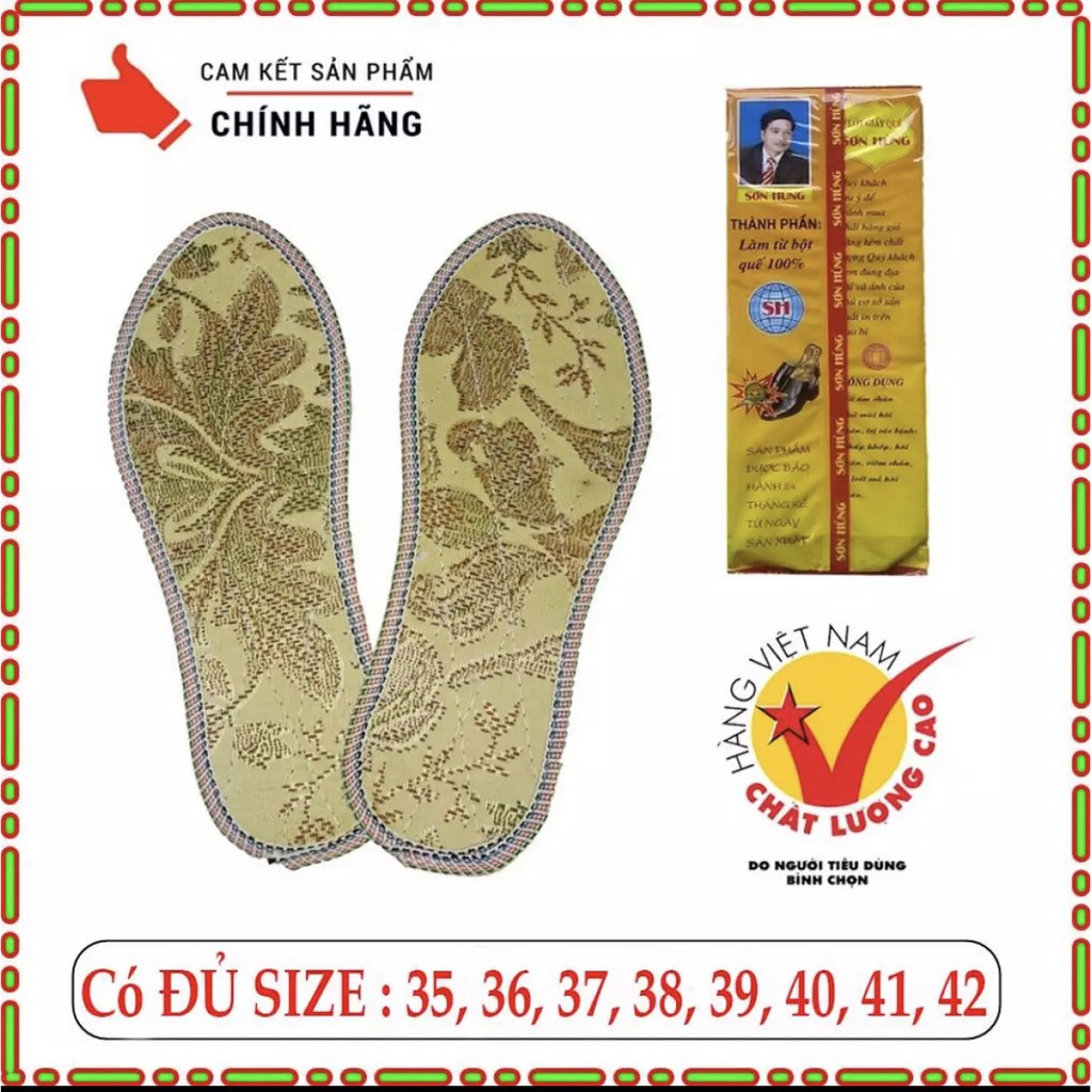 COMBO 5 Đôi Lót Giày Hương Quế SƠN HÙNG Hàng Việt Nam Chất Lượng Cao