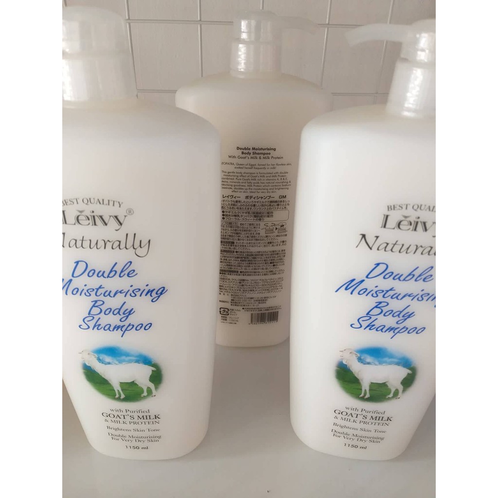 Sữa Tắm Dê Trắng Da Leivy 1150.ml Nội Địa Nhật