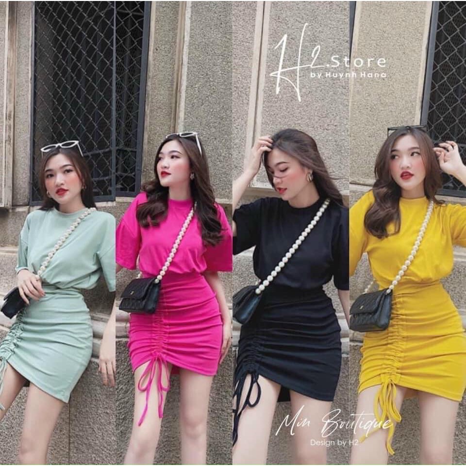 [Mã SKAMA06 giảm 8% tối đa 50K đơn 250K] VÁY zip rút dây siêu đẹp(Kèm ảnh thật)