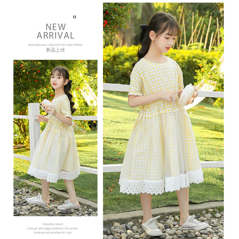 Váy bé gái size đại, Váy Hàn Quốc dành cho bé gái lớn size 20-55kg VH996