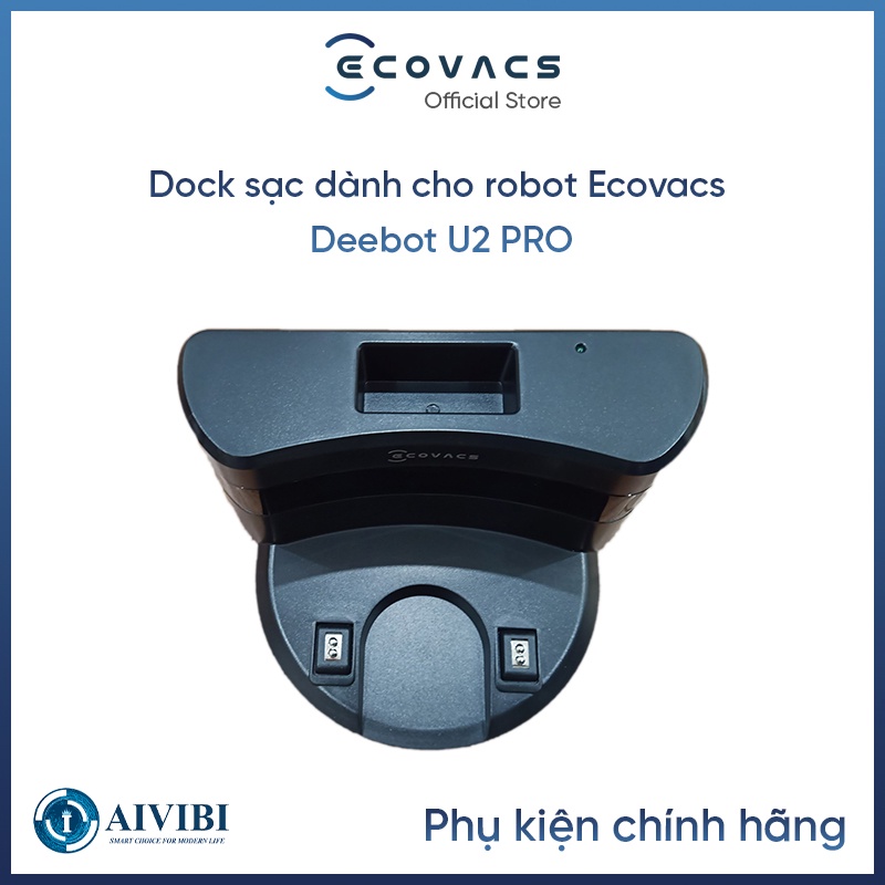 Dock sạc Robot hút bụi lau nhà thông minh DEEBOT U2 PRO_Hàng chính hãng