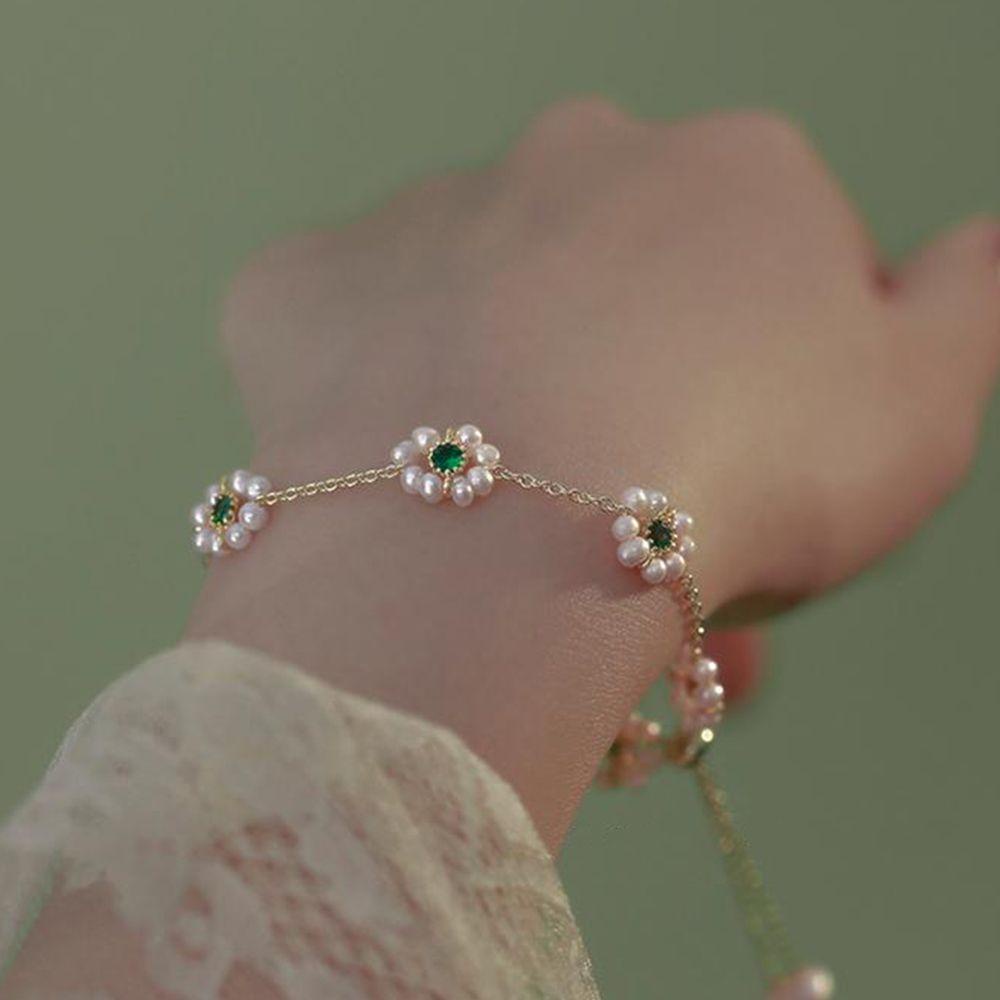 Vòng Tay Thủ Công Dễ Thương Phong Cách Pháp Độc Đáo Cho Nữ