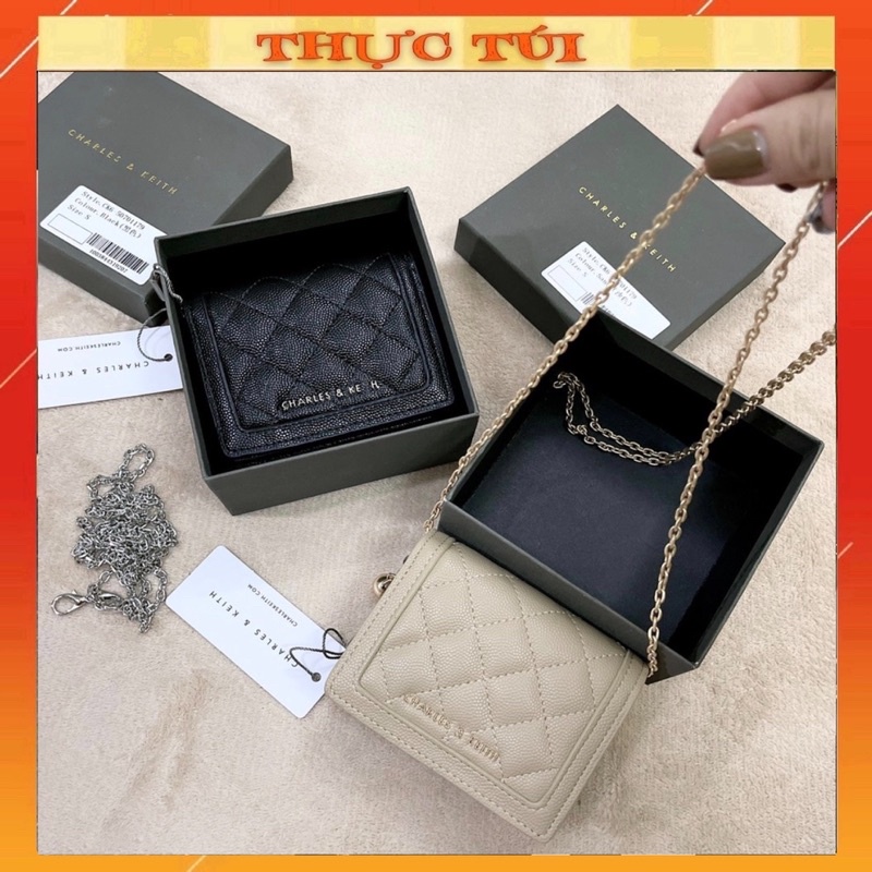 Ví cê kaaa bản mini zize 10cm dây đeo chéo chuẩn loại 1 ( có hộp)