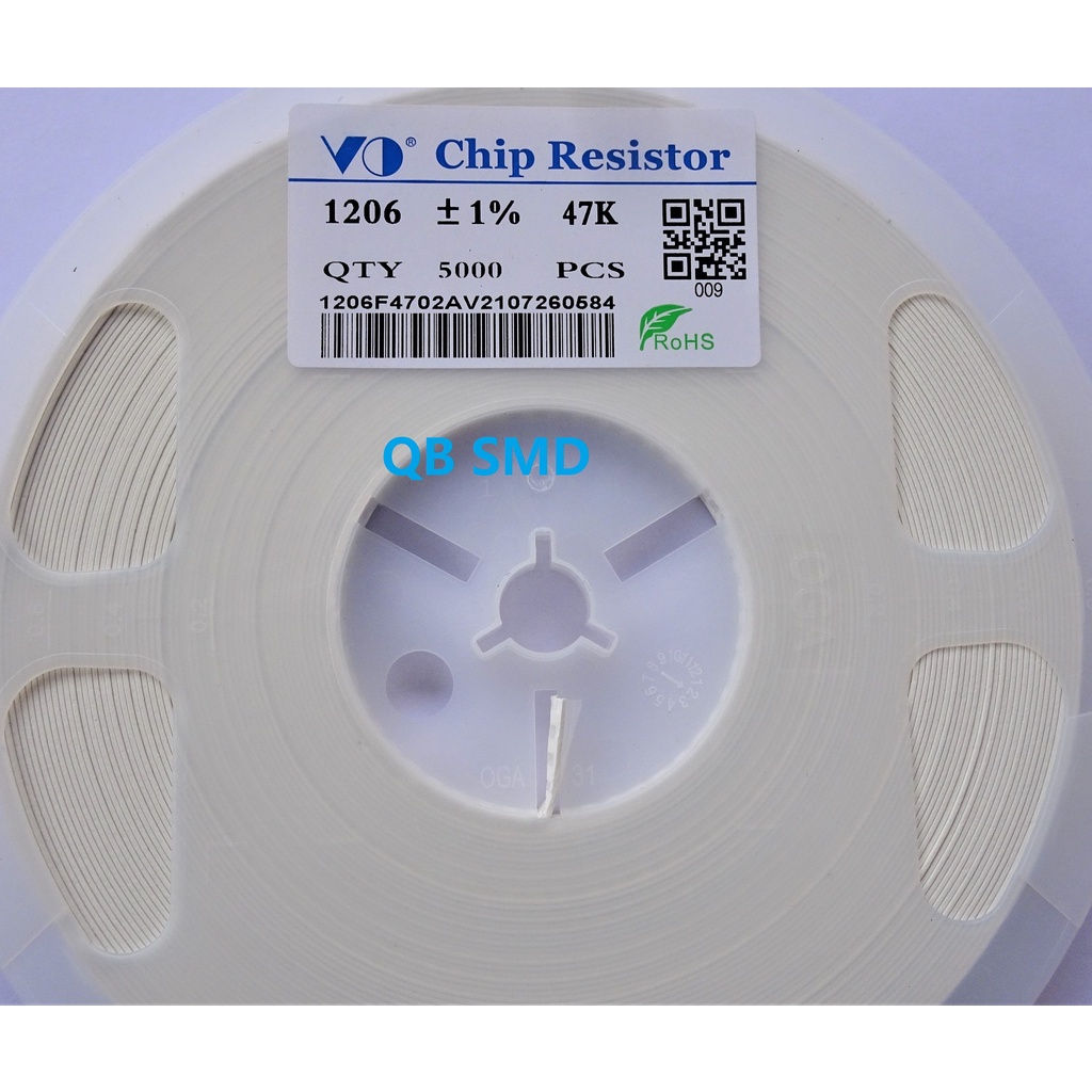 Điện trở dán 47K Ohm điện trở SMD 1206 47K ohm 1/4W sai số 1% Set 100 pcs