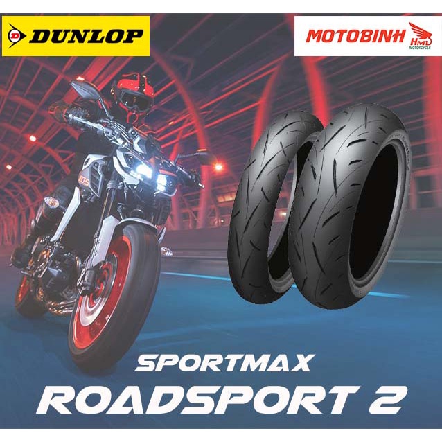 Lốp/vỏ xe 190/55ZR17 Sportmax RD Sport 2 TL Dunlop Nhật