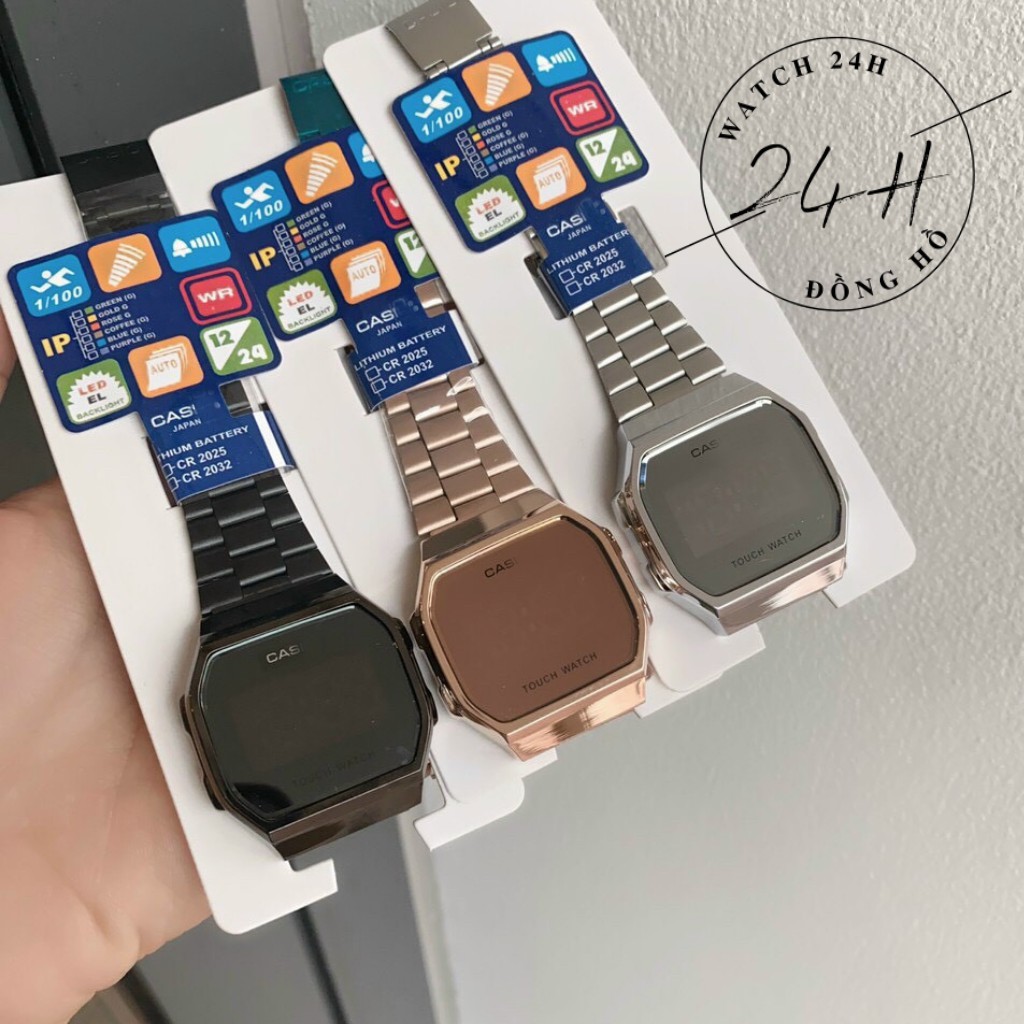 Đồng hồ nam, nữ Tráng gương LED cảm ứng cao cấp, dây thép sang trọng cho giới trẻ | BigBuy360 - bigbuy360.vn