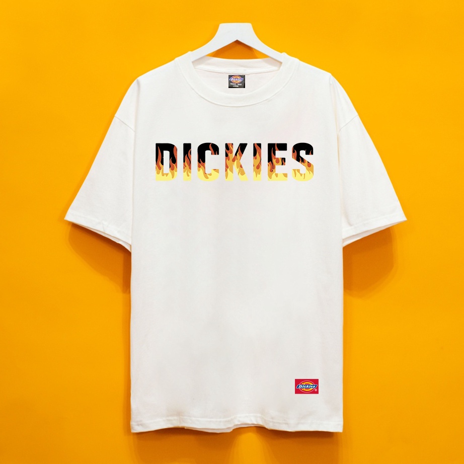 Áo Thun 15 Dickies Logo Lửa Cháy form rộng - Cotton cao cấp - Streetwears SG