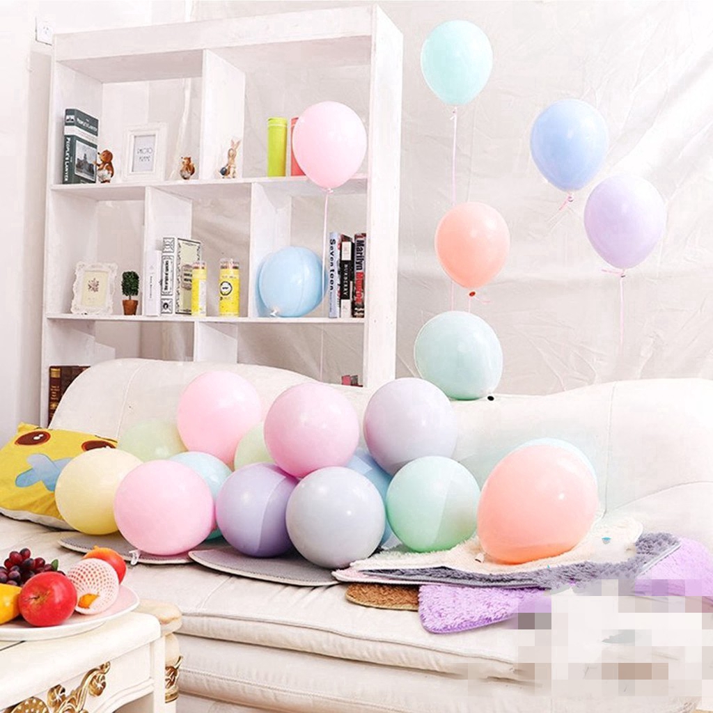 Bộ 30 bong bóng latex 1 Inch dùng trang trí sinh nhật / đám cưới chất lượng cao