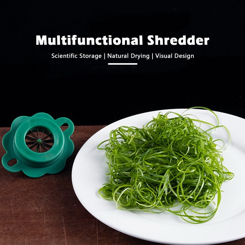 Green Onion Easy Slicer Shredder Plum Blossom Cut Green Onion Wire Drawing Kitchen Superfine Vegetable Shredder