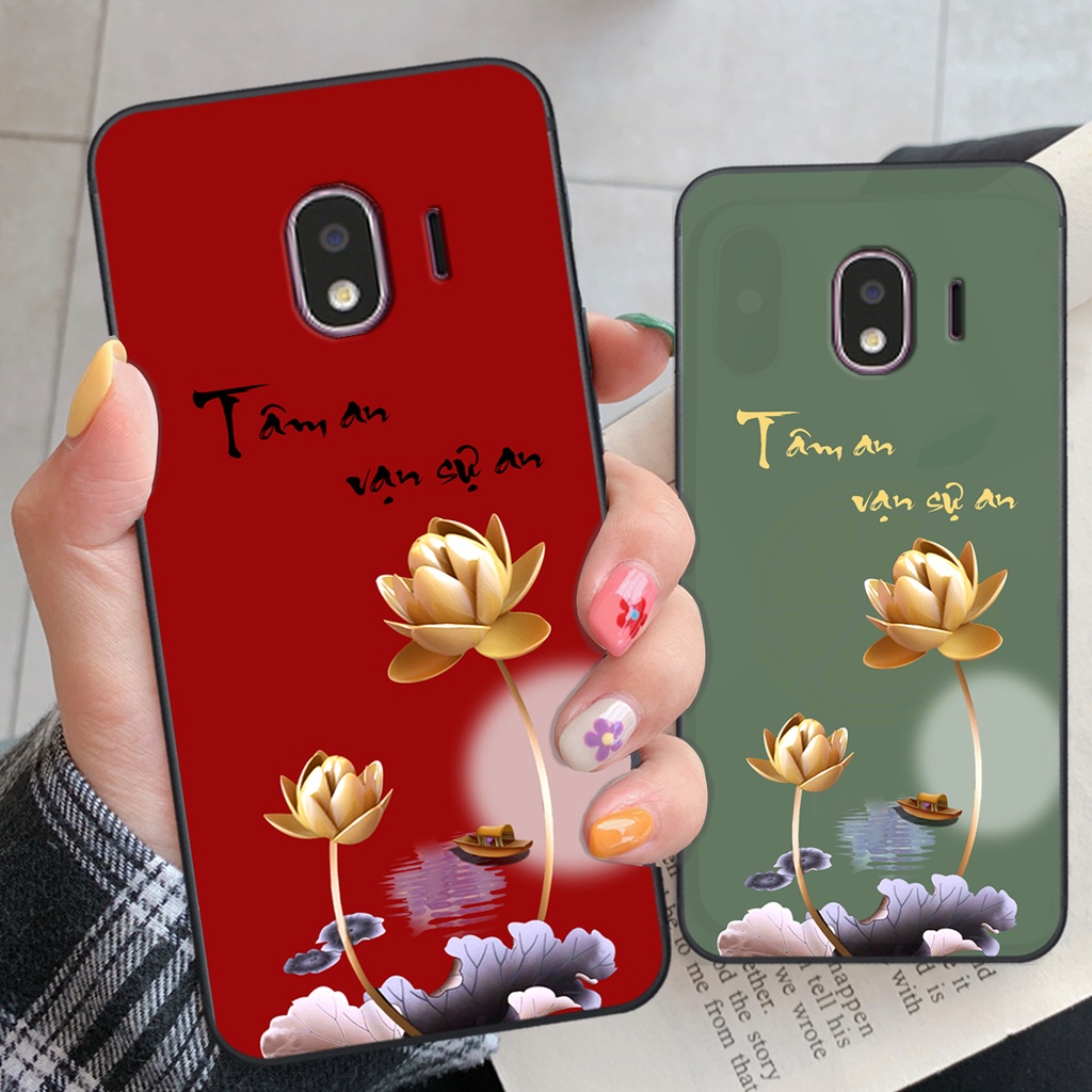 Ốp Samsung J4 2018 in hình ốp tâm an vạn sự an, ốp lưng cao cấp chất lượng