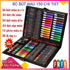 Hộp màu 150 chi tiết cho bé tha hồ sáng tạo ( Loại 1 )