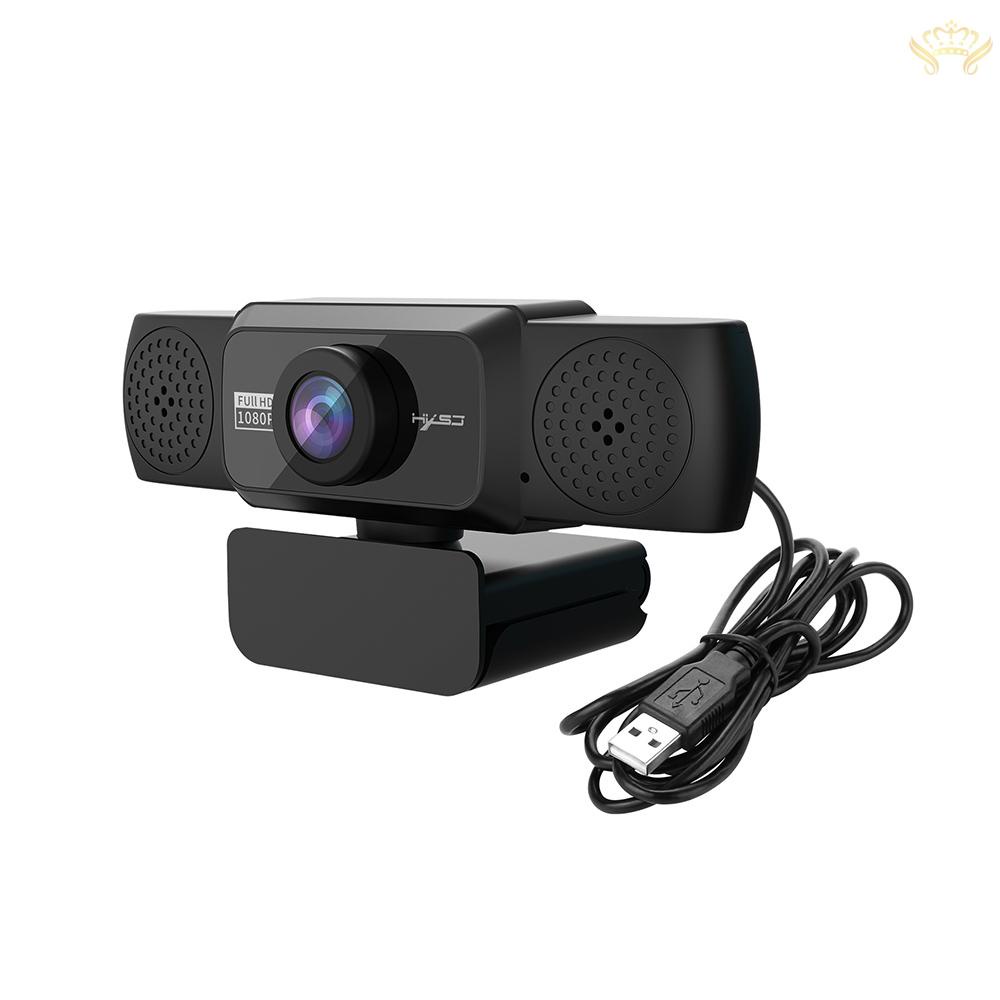 Camera Máy Tính HXSJ S5 1080P Tích Hợp Microphone Hấp Thụ Âm Thanh 8m Có Thể Điều Chỉnh Độ Phân Giải Cao
