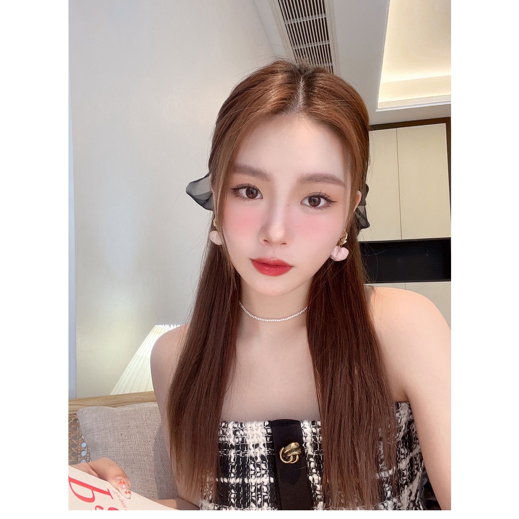 Khuyên Tai Bạc Sterling Hình Trái Tim Màu Hồng 2022 Cho Nữ