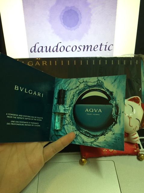 [ vial ] Nước hoa Bvlgari Aqva Pour Homme EDT 1.5ml | Thế Giới Skin Care