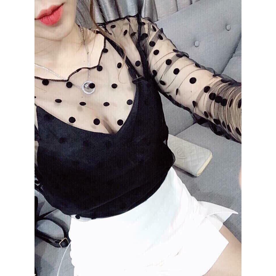 Áo lưới sexy Quảng Châu loại cao cấp siêu đẹp