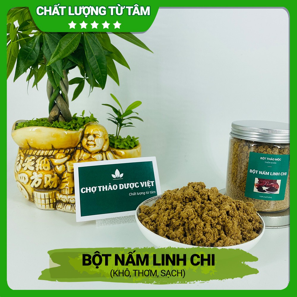 Bột nấm linh chi Hàn Quốc 100g (Khô, Thơm, Sạch)