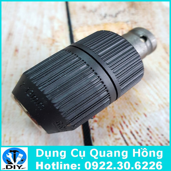 Đầu chuyển bulong 1/2 sang đầu kẹp mũi khoan tự động 2-13mm