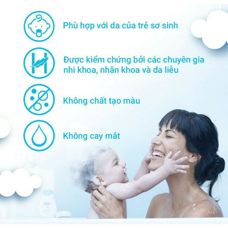 Dầu gội Baby Dove nuôi dưỡng chuyên sâu 200ml