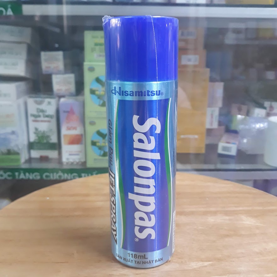 SALONPAS JET SPRAY XỊT GIAM ĐAU LỌ 118ML