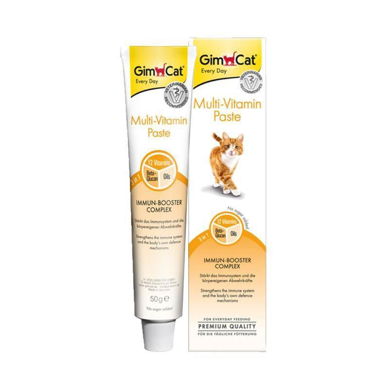 Gel bổ sung vitamin và tăng cường miễn dịch cho mèo Gimcat Multi-Vitamin Paste