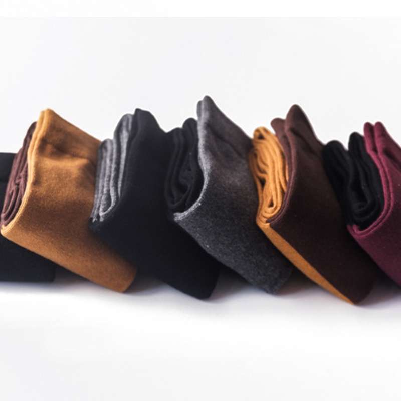 Youyo Vớ Dài Qua Gối Phối Màu Tương Phản Cho Nữ