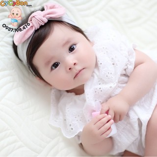 [Free Ship + Hoàn Xu] Băng Đô Turban Cho Bé Nơ Thắt