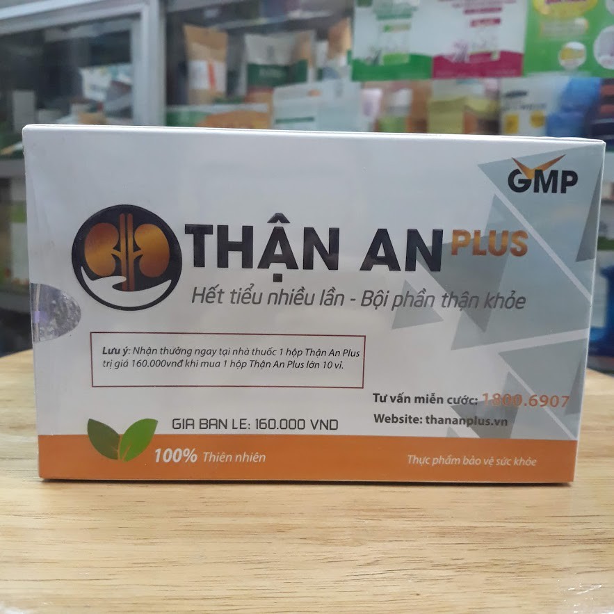 Thận an plus hộp 20 viên - hộp 10 vỉ