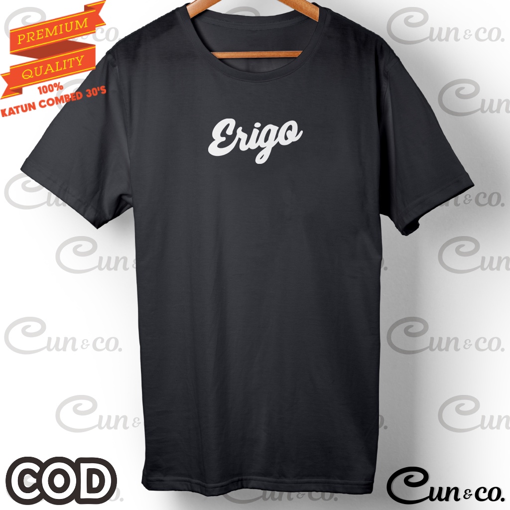 Erigo Áo Thun Cotton Họa Tiết Thương Hiệu Erigo 30S Thời Trang Cho Nam Và Nữ Distro c1