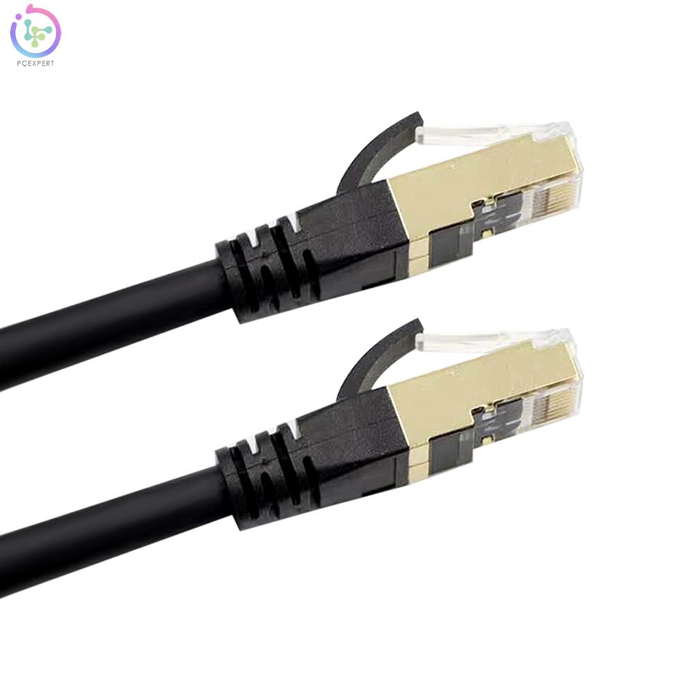 Dây Cáp Mạng Cat8 Ethernet Tốc Độ Cao 40gbps 2000mhz / Mạ Vàng Rj45 Dài 3m