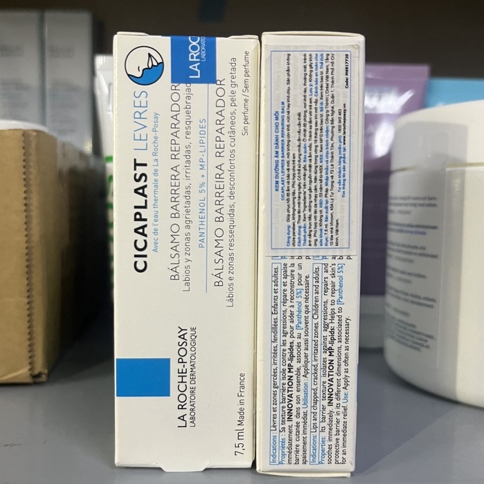 Son dưỡng La Roche Posay Cicaplast Leveres Lips phục hồi độ ẩm và bảo vệ môi