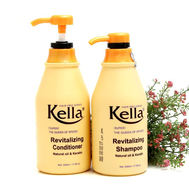 Dầu gội phục hồi tóc hư tổn Kella Revitalizing Shampoo 500ml