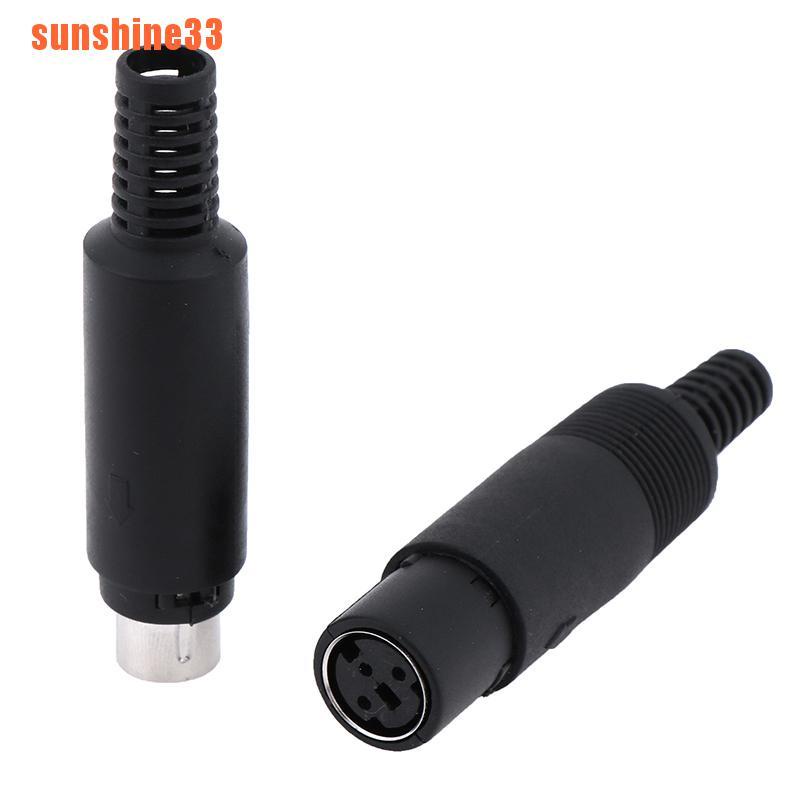 Đầu chuyển đổi nối giắc cắm/ ổ cắm DIN mini 3 / 4 / 5 / 6 / 7 / 8 PIN