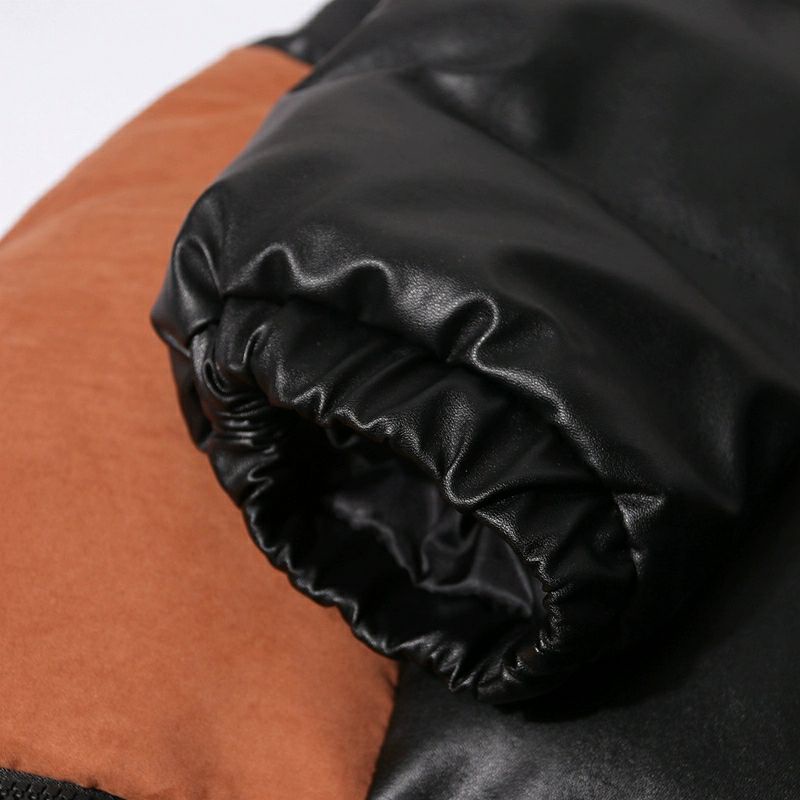 Áo khoác da Quảng Châu form chất, cực ấm