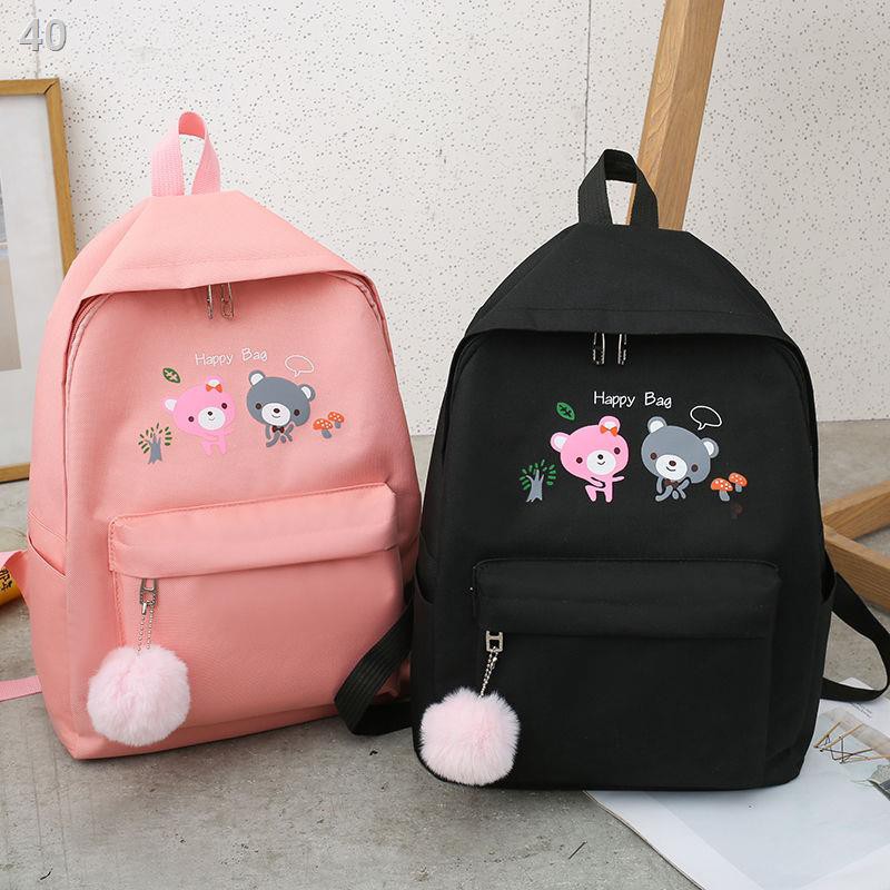 FSchoolbag nữ sinh tiểu học 1-3-4- Bé gái lớp 1-6 siêu nhẹ bốn năm sáu phiên bản Hàn Quốc dễ thương bảo vệ cột số