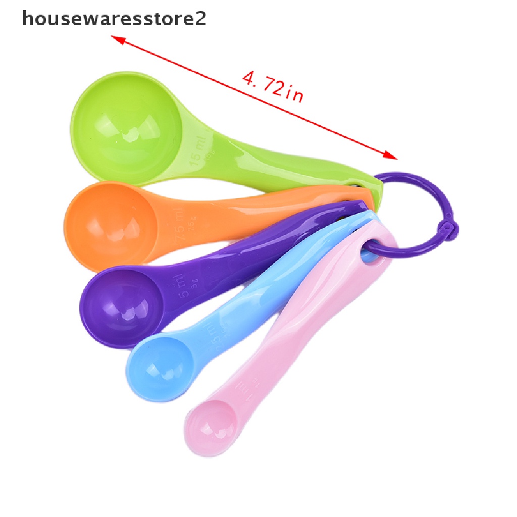 Set 2 Muỗng Nhựa Đo Lường Làm Bánh Tiện Dụng