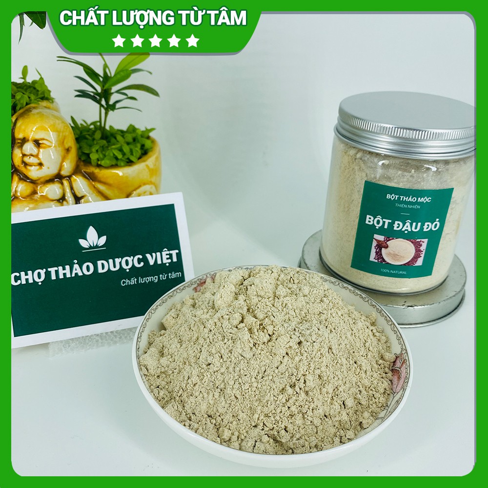 [Giá Sỉ] 1kg Bột Đậu Đỏ Rang Thơm (Khô, Thơm, Mịn)