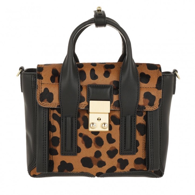 Túi Phillip Lim Pashli màu da báo leopard phủ lông